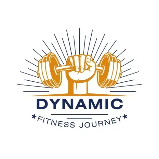 Dynamic Fitness Journey logo – home workouts, smart nutrition, and home gym fitness brand.